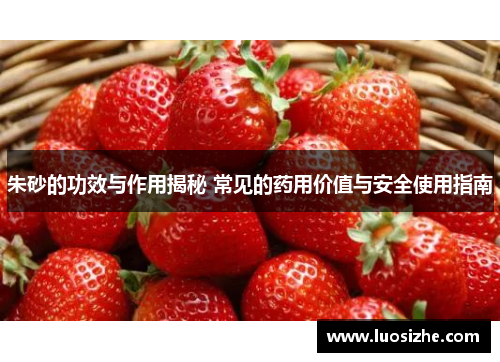 朱砂的功效与作用揭秘 常见的药用价值与安全使用指南